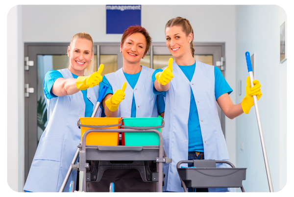 Cleaning service professionals
